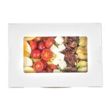 TAKEOUT 42oz 8x5-1/2" HINGE MED PAPER WHITE 200/cs