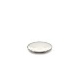 Cappuccino Saucer, 5-1/2" dia. x 1/2"H, round, dishwasher safe, stoneware, Serax, Sergio Herman - Inku, white (fits B5120250W)