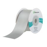 RIBBON SINGLE FACE 10yd POLYESTER SATIN GRAY 1/cs