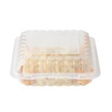 CLAMSHELL 47oz 9"sq 3-1/2"h MW PLASTIC CLEAR 50/cs