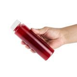 COLD PRESSED JUICE BOTTLE 8oz 6"h PET CLEAR 100/cs