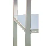 New Age NS557 Truck, mobile, (2) tier with handle, 3000 lbs. capacity, all welded aluminum construction