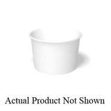 TAKEOUT FOOD CONTAINER 16oz RND PAPER WHITE 500/cs