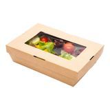 TAKEOUT 28oz 7-1/2x5" RECT SMALL PAPER KRAFT 200/cs