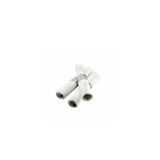 CUTLERY KIT ROLLED SLVR F/K/S PS NAPKIN W/SILVER BAND 100/cs