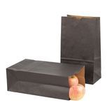 BAG PAPER 7x4-1/4x12-1/2" #12lb BLACK 100/cs