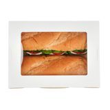 TAKEOUT 71oz 8-3/4x6-1/2" LRG HINGE PAPER WHITE 50/cs