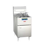 Pitco 65C+S Natural Gas Fryer, Floor Model, 80-lb Oil Capacity - 150,000 BTU