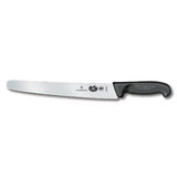BREAD KNIFE 10 1/4" BLACK FIBROX HANDLE