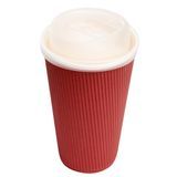 LID W/ PLUG F/ 8-20oz COFFEE CUP PLASTIC CLR 500/cs