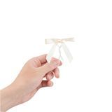 TWIST TIE BOW 3x2-1/2 PRE-TIED POLYESTER SATIN WHITE 4000/cs