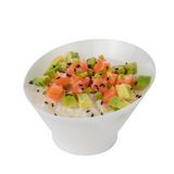INCLINE BOWL SMALL 5oz 2-1/2"h POLYSTYRENE WHITE 100/cs