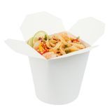 TAKEOUT NOODLE CUP 32oz ROUND PAPER 4x3-1/2" WHITE 200/cs