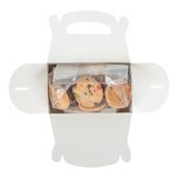 GABLE BOX w/WINDOW GREASEPROOF 6x3-1/2" PAPER BLACK 100/cs