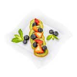 AQUA PLATE 7"sq MEDIUM POLYSTYRENE WHITE 100/cs