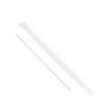 STRAW 5-3/4" MILK WHITE PP PAPER WRAPPED 24/500/cs