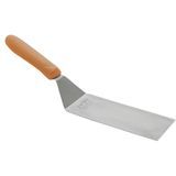 TURNER 6-1/4x3" SQ EDGE OFFSET BLADE ORANGE HANDLE S/S 12/cs