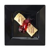 SQUARE DESSERT PLATE 6.5" WHITE (120) SOLID SQUARES