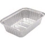 FOIL PAN 1-1/2lb OBLONG 30ga 7-1/16x5-1/8x1-11/16"h 500/cs