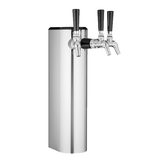 Perlick 66500-12B Winged Bridge Draft Beer Tower, countertop, 36-3/4"W x 16-1/2"H, glycol-cooled, (12) polished chrome faucets (handles not