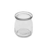 JAR 6oz 2-5/8x3-1/8" RND GLASS CLEAR 72ea/cs
