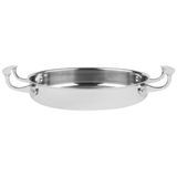 10-inch Miramar display cookware oval 18-8 grade stainless steel au gratin pan in mirror finish, Vollrath 49420