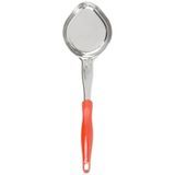 8-Ounce Oval Spoodle, One-piece w/ Orange Nylon Handle, Vollrath 6412865