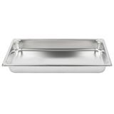 Full-size 2 -inch-deep Super Pan V stainless steel steam table pan, Vollrath 30022