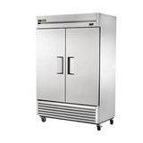 True T-49-HC True Refrigerator, Reach-In, Two-Section, Stainless Steel Doors, Stainless Steel Front, Aluminum Sides
