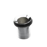 Krowne 23-120 Krowne 1" NPS New Style Krowne Drain, 1" NPT male, for 1-1/4" sink opening & all ice bins without cold plate, uses 23-155 overflow