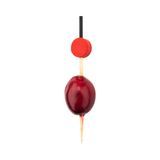 PICK BAMBOO 2-1/2" JAPANESE CMPST RED 1000/cs