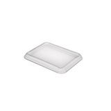 LID F/ RECT TRAY 6-1/2x8-1/2" 3/5"h PET CLEAR 390/cs
