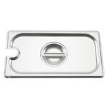 PAN COVER STEAM TABLE 1/3sz 12-4/5x7" 304 S/S