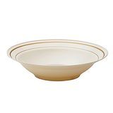 BOWL PLASTIC 10oz MASTERPIECE IVORY WITH GOLD 150/cs