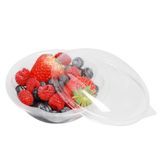 TAKEOUT BOWL 8oz 5" RND 1-1/4"h PET CLEAR 50/cs