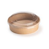 BOWL 7.4"dia 32oz LOW PROFILE KRAFT 300ea/cs