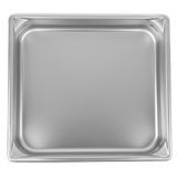 Super Pan 3 2/3 GN Food Pan, 2-1/2" deep (65mm), 5.7 qt capacity, 22 gauge, 300 series stainless steel, NSF, Made in USA, Vollrath 90122