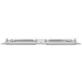 Full-size stainless steel hinged flat steam table pan cover, Vollrath 77430
