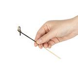 PICK BAMBOO 6" TWISTED KNOT CMPST BLACK 1000/cs