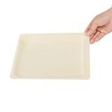 PLATE 10-1/2x8-1/2x3/4" RECT WOOD NATURAL 200/cs