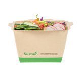 CONTAINER 17oz 4-1/4x3-1/4" CLICK LOCK PLA/ KRAFT 50/cs