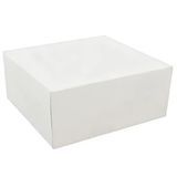 BOX CAKE 12x12x5.5" WHITE 100/cs