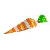 CONE BAG 6x11" POLYPRO ORANGE STRIPES & DOTS 8000/cs