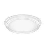 LID FLAT F/ 2-4oz DELI INSERT RND PET CLEAR 1200/cs