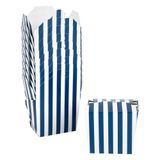 TAKEOUT NOODLE BOX 8oz SQUARE 2x2" PAPER BLUE & WHITE 200/cs