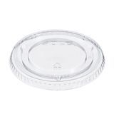 LID FLAT 9-20oz NON-VENTED PET PLASTIC CLEAR 1000/cs
