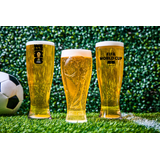 World Cup Pilsner Glass, BPA Free, Clear, 22oz., 9"h, 24/cs, G.E.T. SW-1465-FIFA26-LOGOBW