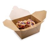 TAKEOUT BIO-PAK #1 RECT 5x4" 30oz PAPER KRAFT 50/cs
