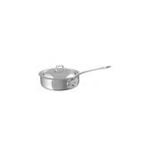 SAUTE PAN w/LID 6qt 11"dia 18/10 S/S INDUCTION READY 1/cs