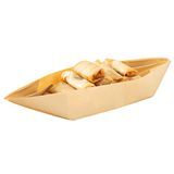 BOAT TRAY 12oz ORIGAMI 1-1/2"h 13-1/2x4" PAPER KRAFT 100/cs